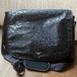 Armani Blue Diaper Bag